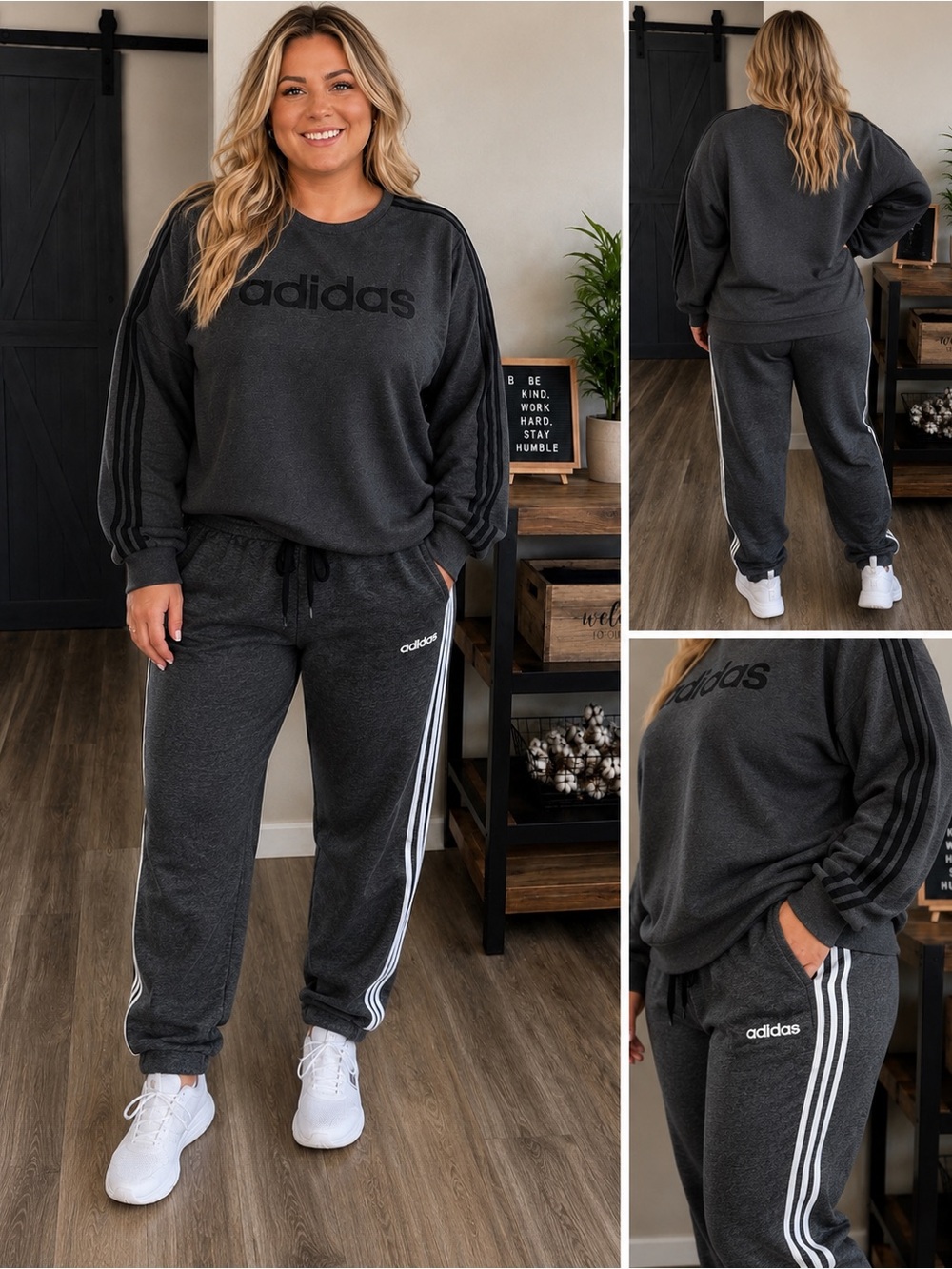 Adidas Sweatshirt & Joggers Bundle